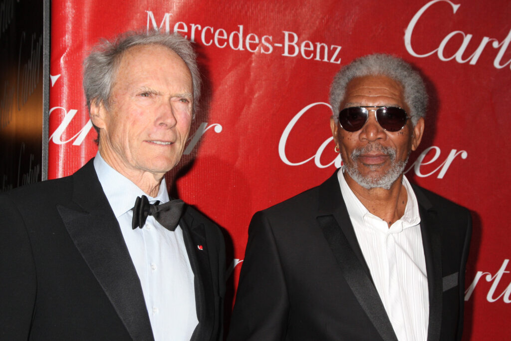 Clint Eastwood and Morgan Freeman