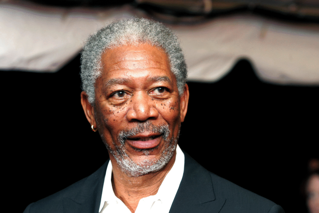 Morgan Freeman smiling