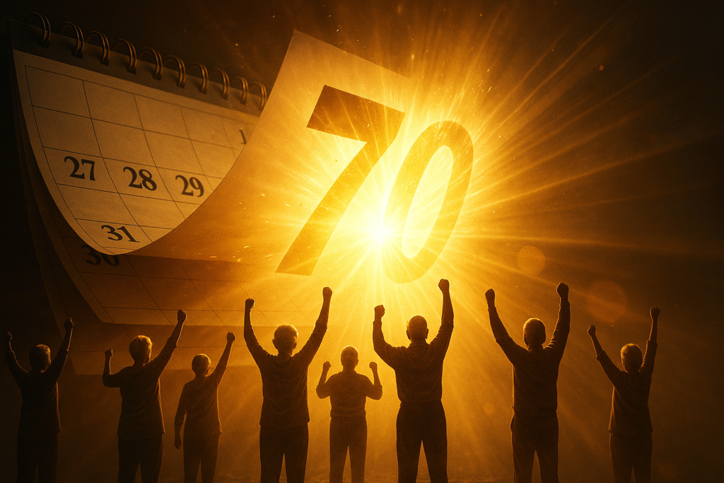 Celebrating milestones after 70