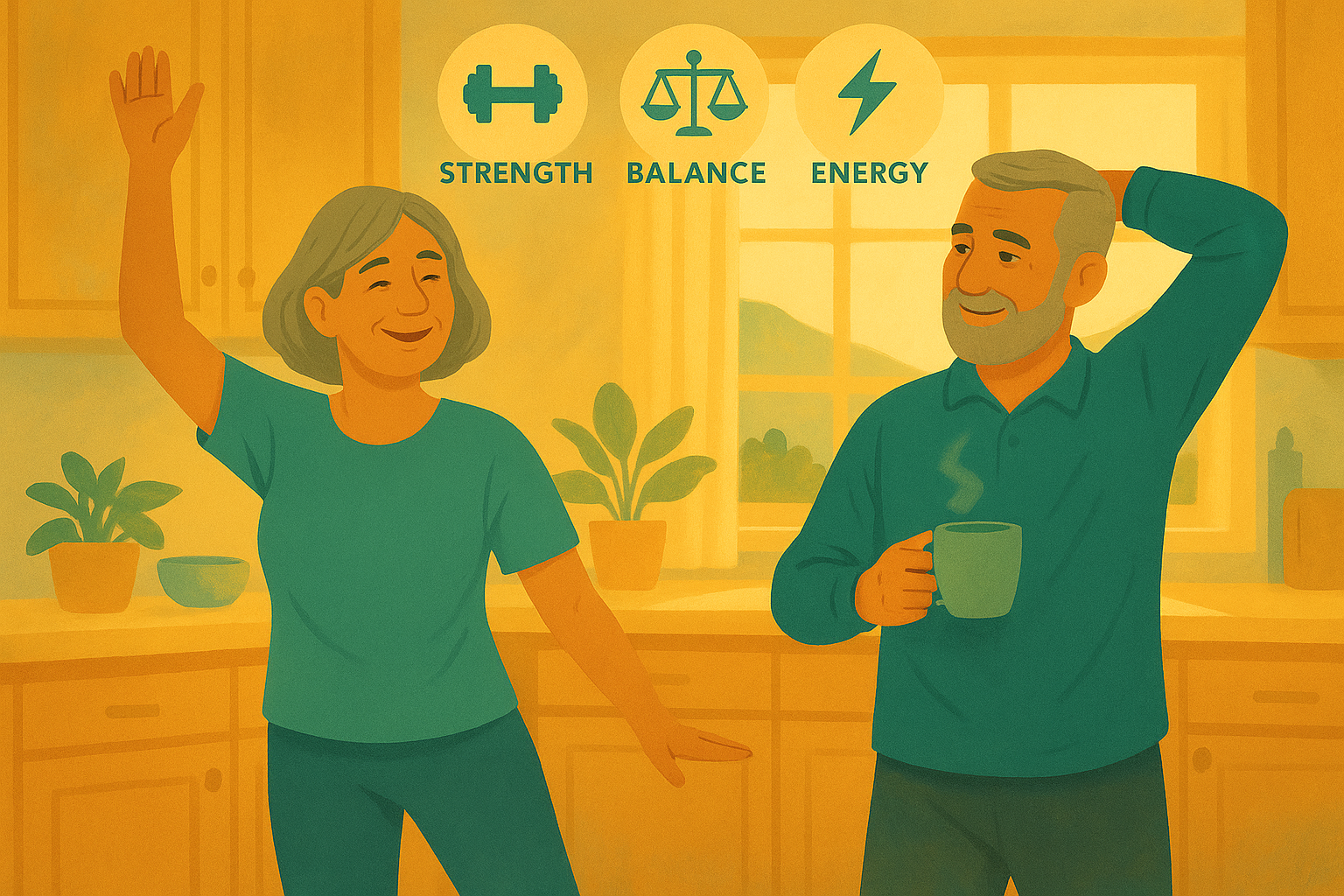 senior couple moving