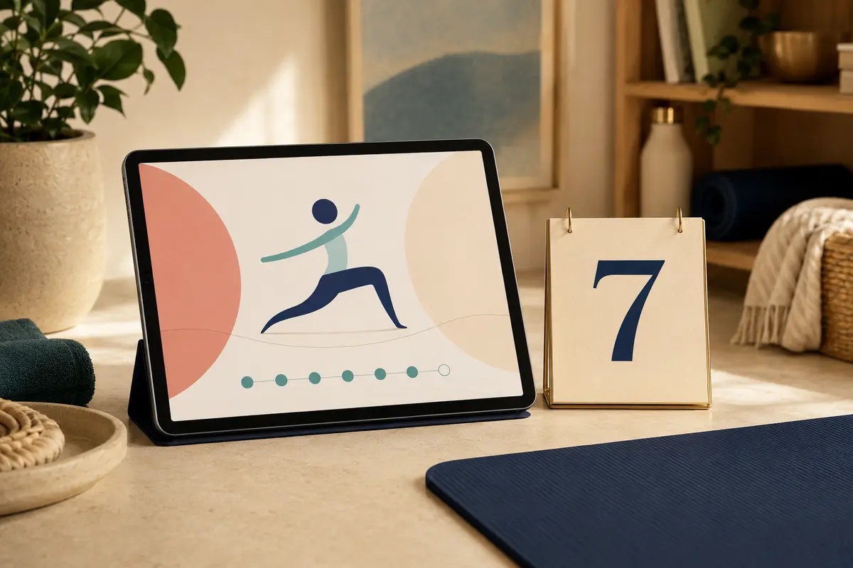 Seven-day online movement program trial with at-home access